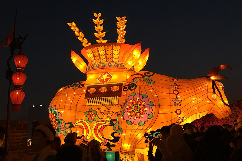 國(guó)內(nèi)展出傳統(tǒng)燈組